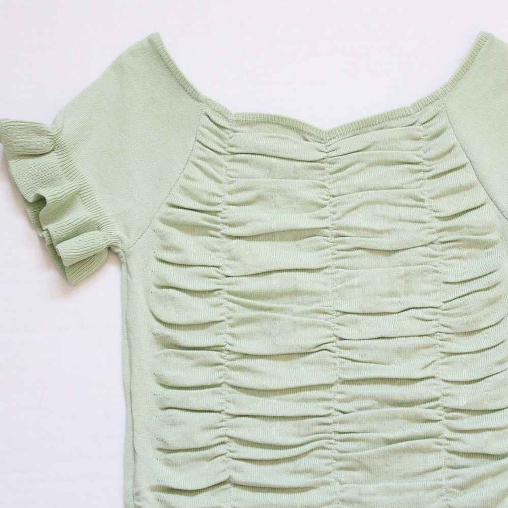 Ruched Ruffle Top - Picture 3 of 3